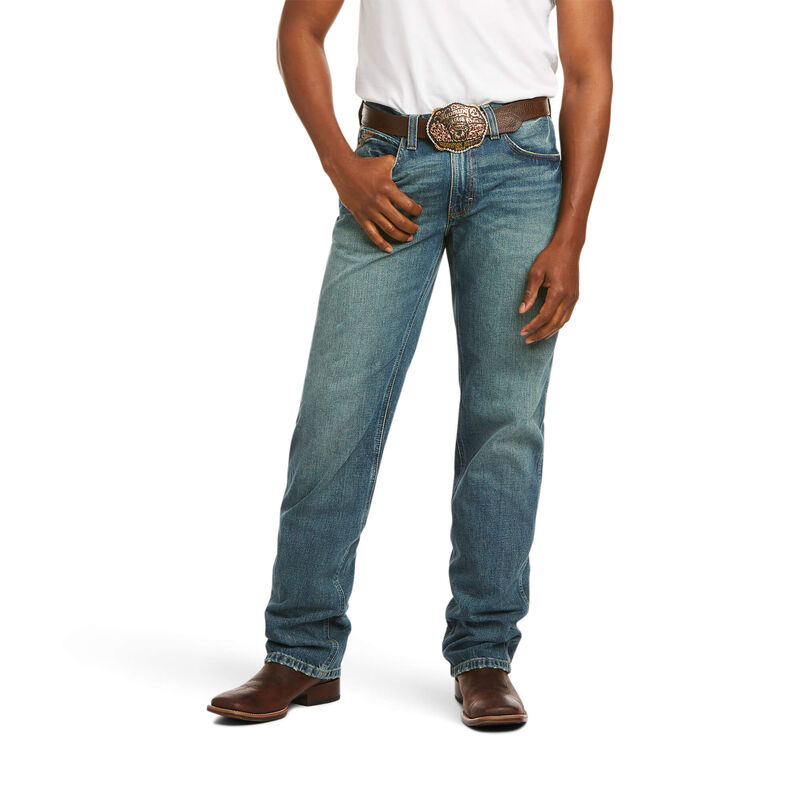 Pantalones Vaqueros Ariat M3 Loose Legacy Stackable Straight Leg Azules Hombre - Chile 906-EBZXCK